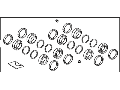 Toyota 04478-0C050 Caliper Overhaul Kit