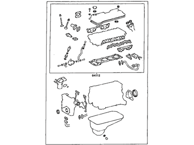 Toyota 04111-35360 Overhaul Gasket Set