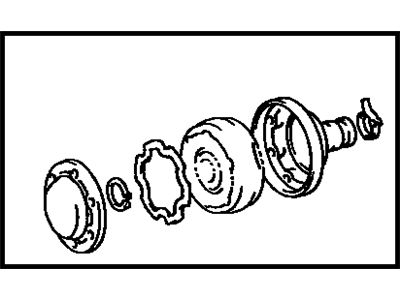 Toyota 04373-20010 Universal Boot Kit