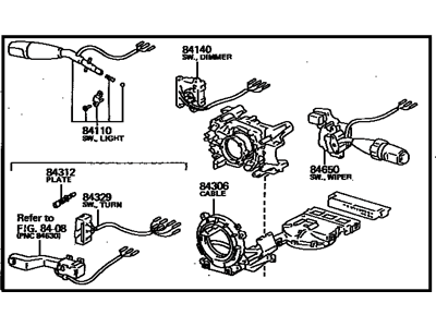 Toyota 84310-2G010 Combo Switch