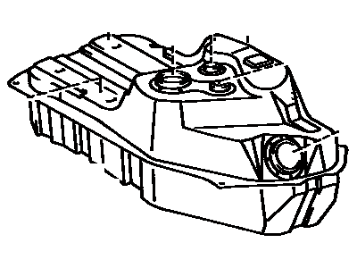 Toyota 77001-20942 Tank Sub-Assembly, Fuel