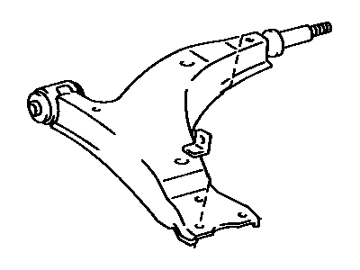 Toyota 48069-20210 Front Suspension Control Arm Sub-Assembly Lower Left