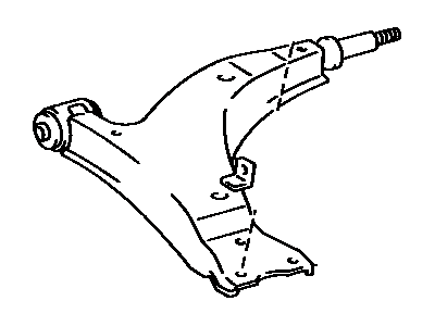 Toyota 48068-20250 Front Suspension Control Arm Sub-Assembly Lower Right