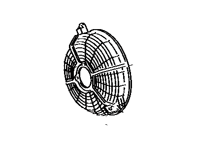 Toyota 88454-20100 SHROUD, Fan