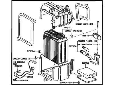 Toyota 88510-2B150 Evaporator Assembly