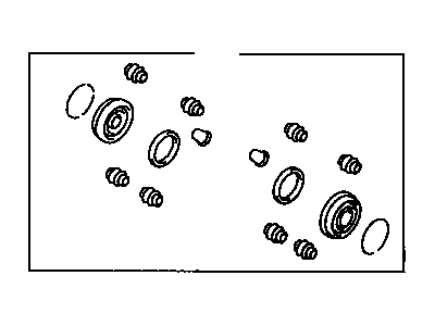 Toyota 04479-20140 Caliper Overhaul Kit
