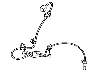 Toyota SU003-00664 Rear Speed Sensor