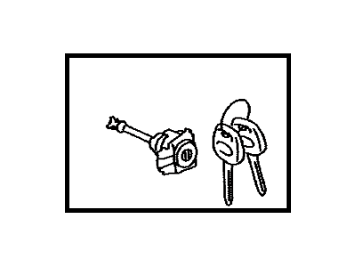 Toyota SU003-04766 Cylinder & Keys