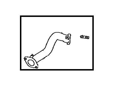 Toyota SU003-01137 Front Pipe
