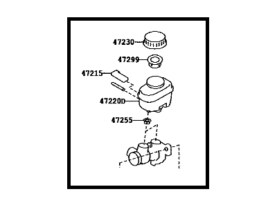 Toyota SU003-04242 Master Cylinder