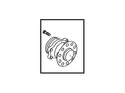 Toyota SU003-07348 Hub & Bearing Assembly