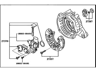 Toyota SU003-00490 Rear Cover