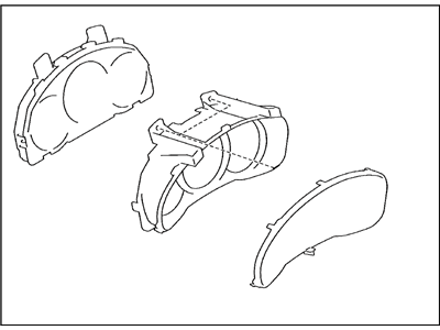 Toyota SU003-05486 Combination Meter Assembly