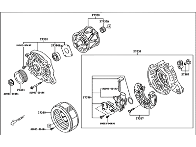 Toyota SU003-05860 Alternator