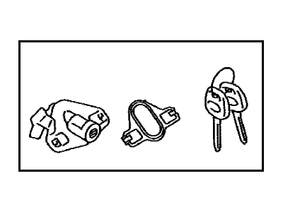 Toyota SU003-01431 Key Lock Trunk RPR