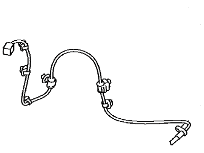 Toyota SU003-00662 Front Speed Sensor