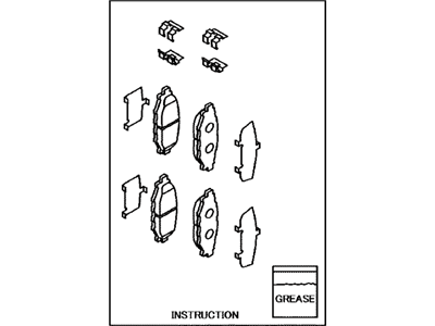 Toyota SU003-04097 Rear Pads