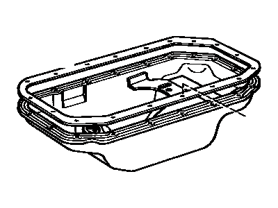 Toyota 12151-33010 Gasket, Oil Pan