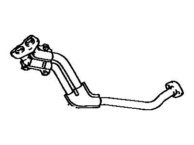 Toyota 17410-43100 Front Pipe