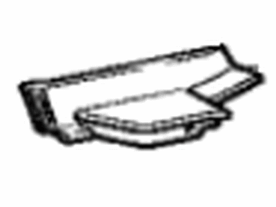 Toyota 62471-14210-04 Cover Assy, Back Window Side Garnish, RH