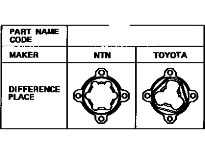 Toyota 42350-14010 Inner CV Joint