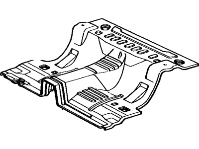 Toyota 58211-14110 Pan, Center Floor