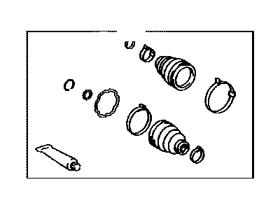 Toyota 04438-0E010 Boot Kit