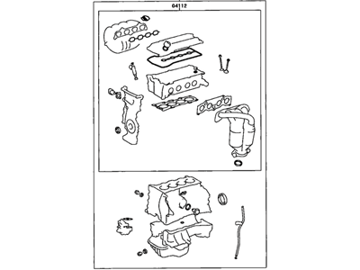 Toyota 04111-28104 Overhaul Gasket Set