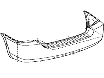 Toyota 52159-48900 Bumper Cover