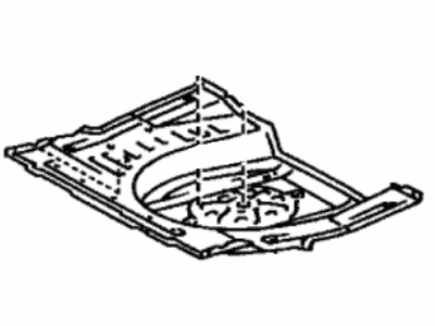 Toyota 58311-48906 Rear Floor Pan