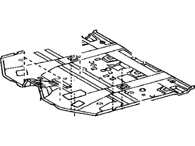 Toyota 58111-48905 Pan, Front Floor