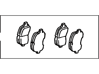 Toyota 04465-48030 Front Pads