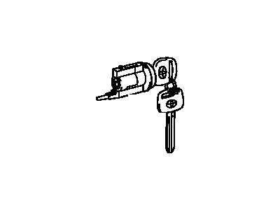 Toyota 69057-48040 Cylinder & Keys