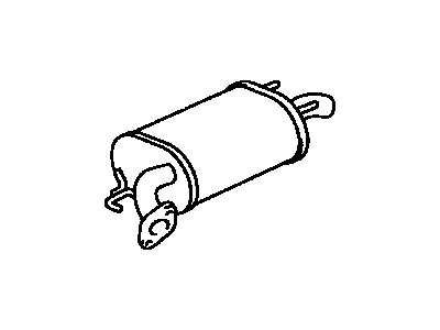 Toyota 17430-20150 Rear Muffler