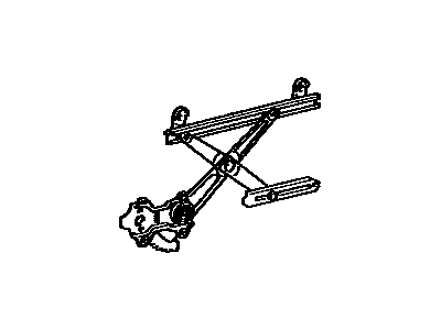Toyota 69804-32020 Regulator Sub-Assy, Rear Door Window, LH