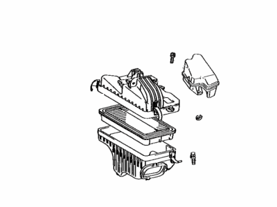 Toyota 17700-74100 Cleaner Assy, Air
