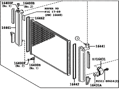 Toyota 16041-20351 Radiator