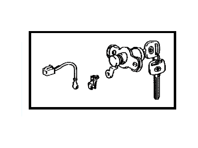 Toyota 69055-48040 Cylinder & Keys