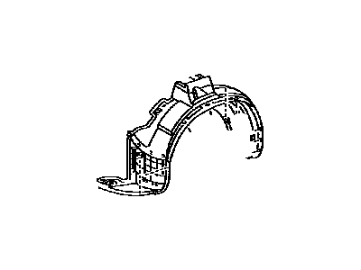Toyota 53806-48051 Fender Liner