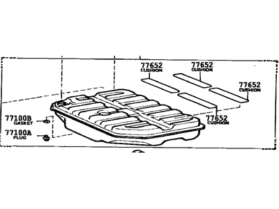 Toyota 77001-60110 Tank Assy, Fuel