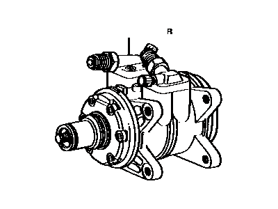 Toyota 88320-14210-84 REMAN A/C Compressor