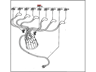 Toyota 90919-21325 Cable Set