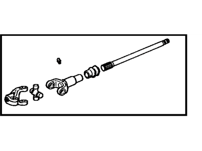 Toyota 45260-60H02 Shaft Set, Steering