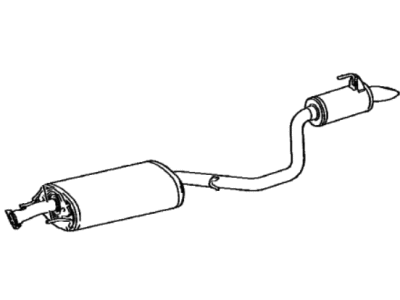 Toyota 17430-0P600 Muffler & Pipe