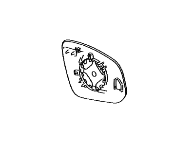 Toyota 87931-0E371 MIRROR OUTER, RH