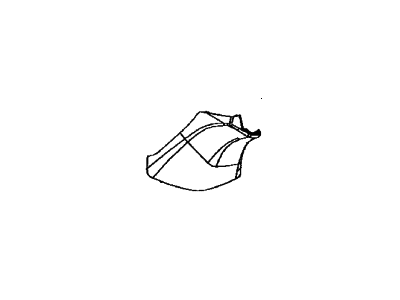 Toyota 8791B-0E370 COVER, OUTER MIRROR
