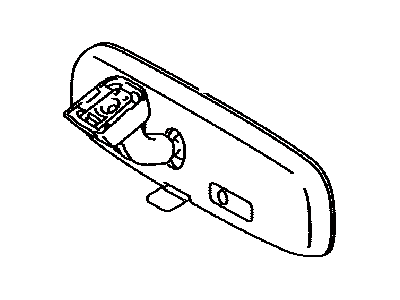 Toyota 87810-0R250 Mirror Assembly, Inner R