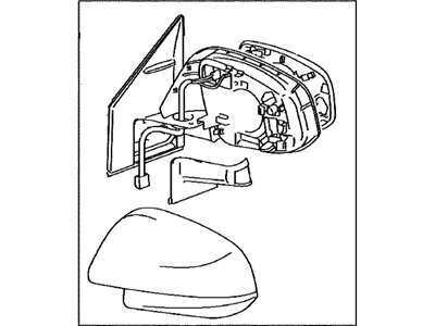 Toyota 87940-42B50 Mirror Assembly