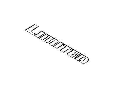Toyota 75427-48020 Nameplate