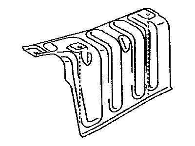 Toyota 58327-0E030 Muffler Shield